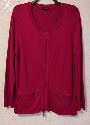 Кофта на молнии, фуксия, розовая от gerry weber, размер 44 евро