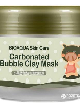 Маска bioaqua carbonated bubble clay mask 100 г