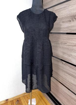 Удлиненная туника блуза с воланами от zara🛍🌷1 фото