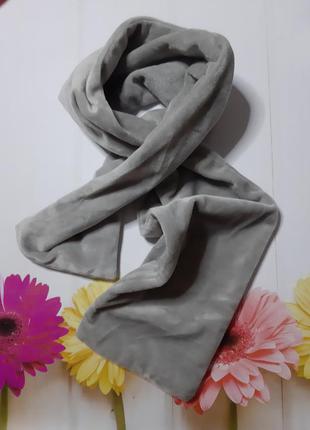 Бархатный, плюшевый шарфик с прорезью.с&a