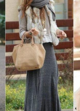 Тепла трикотажна спідниця8 фото