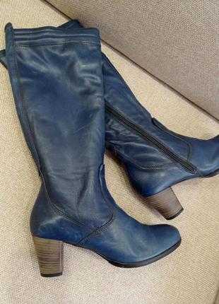 Демисезонные кожаные сапоги norfolk 420523/размер 39 оригинал