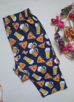 Суперовые хлопковые домашние пижамные штаны с забавным принтом zeeman  🍁🌹🍁6 фото