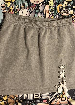 Тёплая серая юбка asos