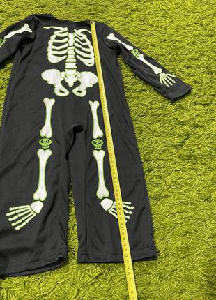 Костюм скелет хеллоуин  на2-3года4 фото