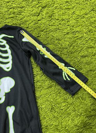 Костюм скелет хеллоуин  на2-3года7 фото