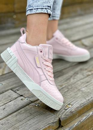 Кросівки puma cali pink fur кроссовки