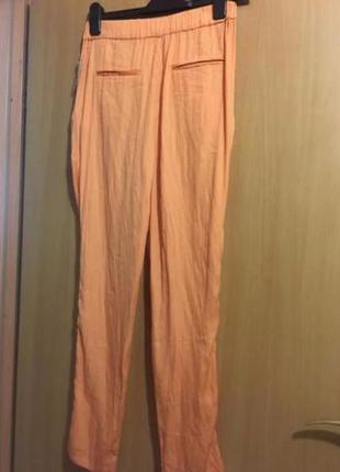 Шикарные воздушные штаны zara bazic с заниженной матней3 фото