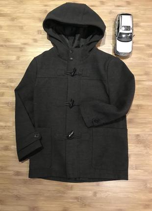 Крутое демисезонное пальто f&f 7-8лет