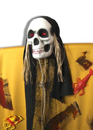 Декор на хэллоуин для фотозоны дома аксессуары для праздника призрачный череп +подарок2 фото