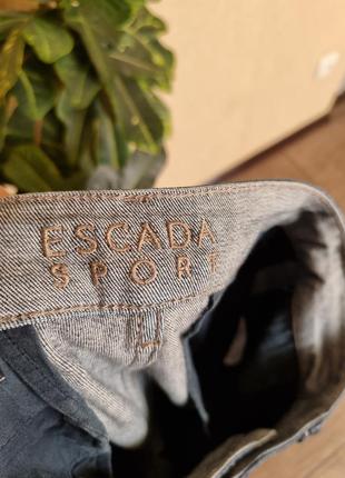 Стильные джинсы, джинсы скини escada sport, оригинал,  винтаж8 фото