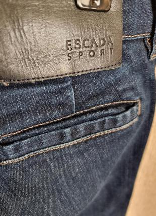 Стильные джинсы, джинсы скини escada sport, оригинал,  винтаж5 фото