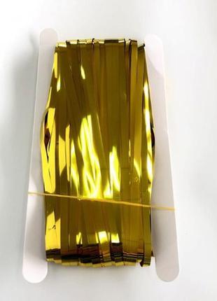 Шторка з золотого дощику для фотозоны - (висота 2м, ширина 1м), двосторонні4 фото