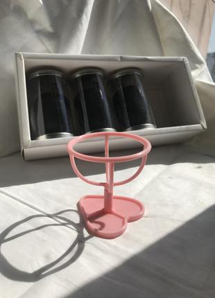 Набор спонжей для макияжа с подставкой