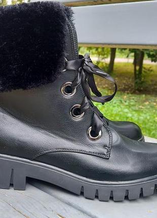 Демисезонные ботинки на шнуровке lancetti1 фото