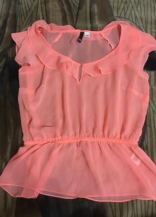 Шикарна шифонова блуза h&m