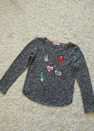 Тоненький свитер кофта джемпер в школу