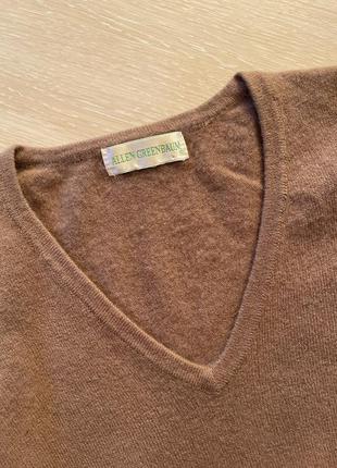 Ніжний кашеміровий светр кавового кольору5 фото