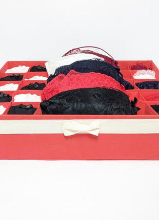 Органайзкр комбинировый для хранения носочков,  бюстиков,  трусиков,3 фото