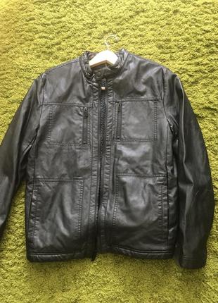 Мужская куртка из эко кожи. заказывали в америке оказалась мала