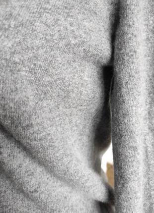 Свитер пуловер бренд benetton ,серый, шерсть мериноса р.xs,s,m,365 фото