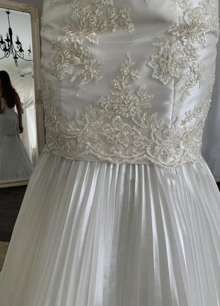 Новое свадебное платье-трансформер весільна сукня xs-s5 фото