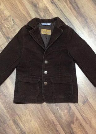 Піджак h&m для хлопчика,вельвет,р. 92-104