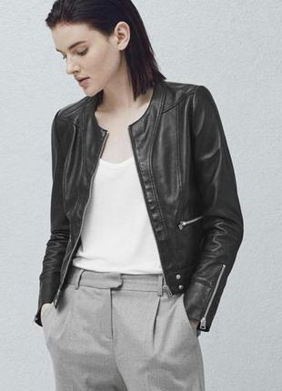 Mango куртка з натуральної шкіри осінь !