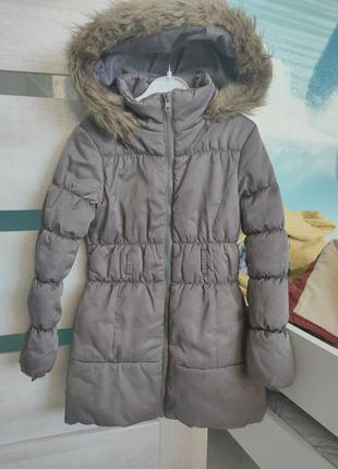 Фирменная зимняя (еврозима) курточка пальто на девочку
