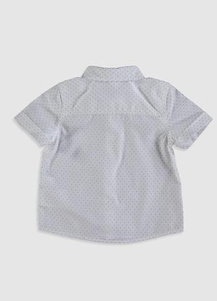 12-18/24-36/3-4 года белая натуральная хлопковая рубашка тенниска regular fit lc waikiki вайкики2 фото