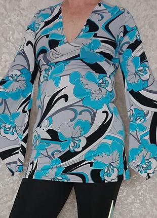 Туника нарядная длинная блуза