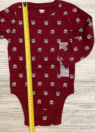 Боди с длинным рукавом old navy, 12-18м