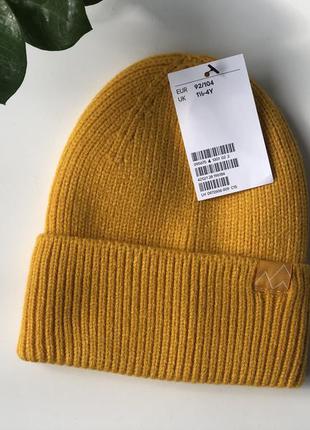 Шапка въехала связана h&m 1,5-4 года 50-51 объем теплая шапочка