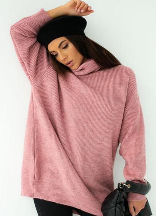 ❤️теплый вязаный свитер свободного фасона❤️6 фото