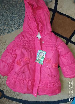 Куртка для дівчинки на 4-5 роки єврозима7 фото