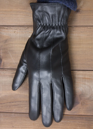 Рукавички.жіночі шкіряні сенсорні рукавички розмір 8.56 фото