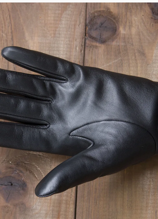 Рукавички.жіночі шкіряні сенсорні рукавички розмір 8.57 фото