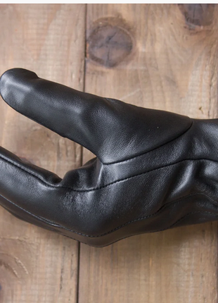 Рукавички.жіночі шкіряні сенсорні рукавички розмір 8.55 фото