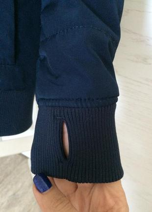 Стильна куртка утеплена бомбер на хлопчика 7-8 років4 фото