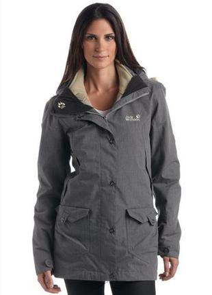 Жіноча куртка парку jack wolfskin wave hill jacket women