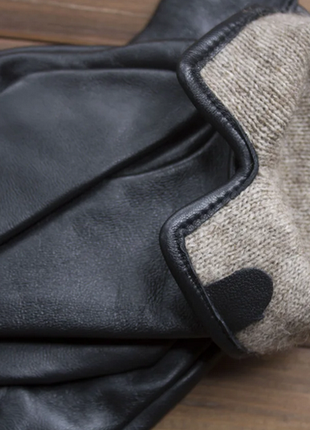Перчатки .женские кожаные сенсорные перчатки  размер: 6,5.7 фото
