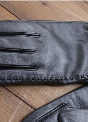 Перчатки .женские кожаные сенсорные перчатки  размер: 6,5.9 фото