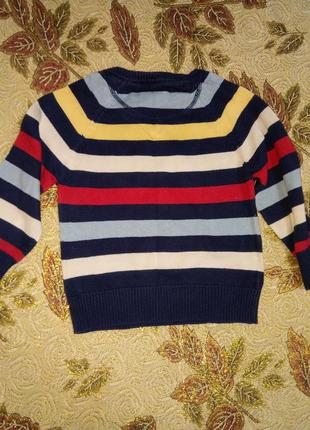Тонкий модный полосатый свитер george4 фото