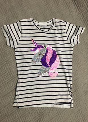 Футболочка на девочку 6-7 лет