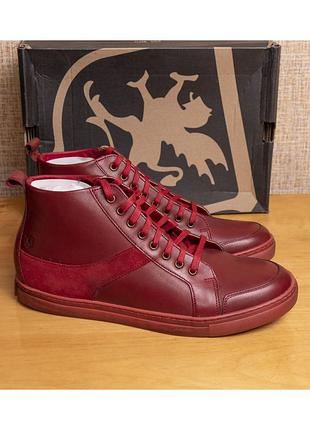 Оригінал! чоловічі шкіряні високі кеди stacy adams winchell moc toe chukka boot