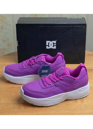 Оригинал! женские кроссовки dc shoes e.tribeka platform us7.5/eu38.5