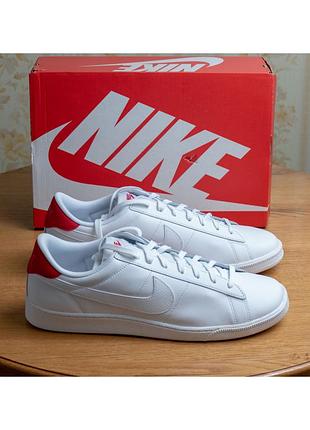 Оригінал! nike tennis classic cs. білі шкіряні кеди, кросівки