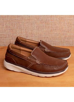 Оригинал! propet otis moccasin. мужские кожаные мокасины. 28.5см стелька us10