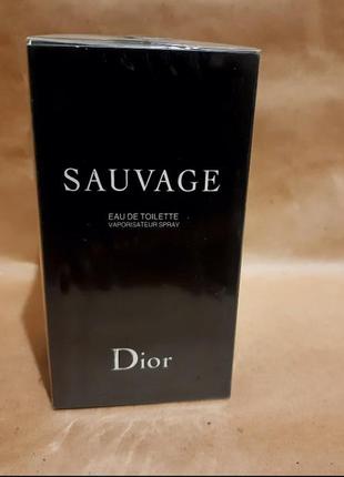 Christian dior sauvage 100мл парфуми парфумована вода туалетна вода, чоловічий парфюм оригінал1 фото