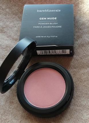 Минеральные румяна bareminerals